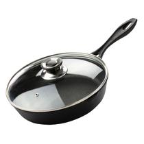 Frigideira Ferro Fundido 22 cm Com Tampa Indução Santana