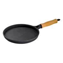 Frigideira Ferro Fundido Cabo Madeira Tapioca e Omelete 18CM Libaneza Frigideira Ferro Fundido Cabo Madeira Tapioca e Omelete 18CM Libaneza
