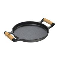 Frigideira Ferro Fundido com Alças de Madeira Sem Tampa 22cm Frigideira Ferro Fundido com Alças de Madeira Sem Tampa 22cm