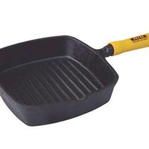 Frigideira Ferro Fundido Frisada Cook Grill 22x22cm Frigideira Ferro Fundido Frisada Cook Grill 22x22cm