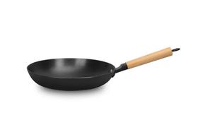 Frigideira Ferro Lightcast 28Cm Cabo Em Madeira