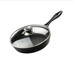 Frigideira Ferro N20 Cabo de Ferro Com Tampa Vidro P/ Forno , Fogão Indução e etc Frigideira Ferro N20 Cabo de Ferro Com Tampa Vidro P/ Forno , Fogão Indução e etc