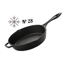 Frigideira Ferro N28 Cabo de Ferro P/ Churrasqueira, Forno , Fogão Indução e etc