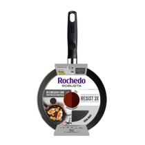 Frigideira Francesa Antiaderente 24cm Robusta Rochedo Grafite