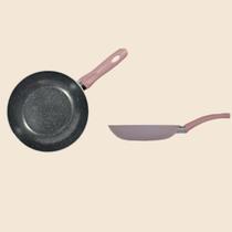 Frigideira Fratelli 24cm Revestimento Teflon Rosa Moderna