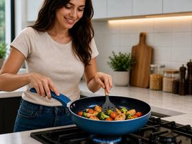 Frigideira Fratelli Max Chef Blue 26cm Cerâmica Indução
