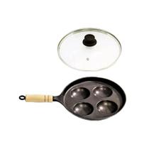 Frigideira Frita 04 Ovos Antiaderente Cabo Tampa Vidro 23cm. Frigideira Frita 04 Ovos Antiaderente Cabo Tampa Vidro 23cm.