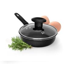 Frigideira Frita Ovo Antiaderente Teflon 14 Tampa de Vidro Frigideira Frita Ovo Antiaderente Teflon 14 Tampa de Vidro