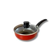 Frigideira Funda 16cm Antiaderente Com Tampa De Vidro Gal Frigideira Funda 16cm Antiaderente Com Tampa De Vidro Gal