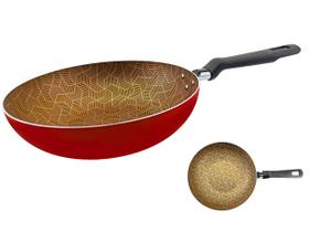 Frigideira Funda Antiaderente 24 Cm Loreto - Tramontina - 2,2 Litros Vermelha Frigideira Funda Antiaderente 24 Cm Loreto - Tramontina - 2,2 Litros Vermelha