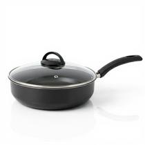 Frigideira Funda Com Tampa 22cm Antiaderente Teflon Grande -