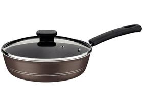 Frigideira Funda Tramontina com Tampa Sicília 24cm 2,5L Avelã