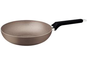 Frigideira Funda Tramontina Milazzo Alumínio Antiaderente Starflon Max Amêndoa 24 cm Frigideira Funda Tramontina Milazzo Alumínio Antiaderente Starflon Max Amêndoa 24 cm