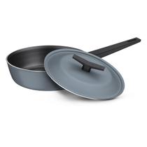 Frigideira Funda Tramontina Spezia Induction em Alumínio com Revestimento Interno e Externo em Antiaderente Starflon Exc Frigideira Funda Tramontina Spezia Induction em Alumínio com Revestimento Interno e Externo em Antiaderente Starflon Exc