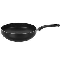 Frigideira Funda Wok Antiaderente Indução Multiflon 28cm 4,3L Preta