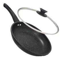 Frigideira Granilite Preta Antiaderente Indução 24cm com Tampa