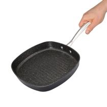 Frigideira Grill 28x28cm Em Alumínio Com Indução - Bergner