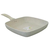 Frigideira Grill Antiaderente Cerâmica Ibiza Vanilla 24cm - Casambiente