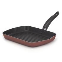 Frigideira Grill Antiaderente Grelha Bife Sem Óleo 21,5cm Facil Limpar Cereja Frigideira Grill Antiaderente Grelha Bife Sem Óleo 21,5cm Facil Limpar Cereja
