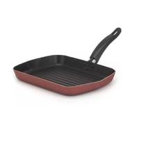 Frigideira Grill Antiaderente Teflon Bifeteira Grelha Carne Sem Gordura