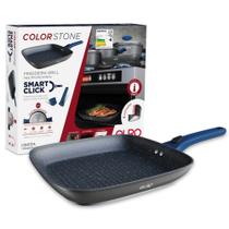 Frigideira Grill Fogão Indução Antiaderente Cabo Removível