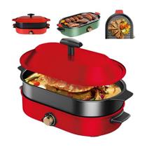Frigideira Grill Para Carne Ovos Frango Peixe Batata Sanduíche Elétrica Multifuncional Frigideira Grill Para Carne Ovos Frango Peixe Batata Sanduíche Elétrica Multifuncional