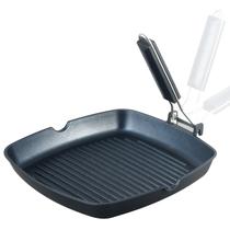 Frigideira Grill SKITCHN 28 cm Antiaderente com Cabo Dobrável