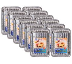 Frigideira Hefty EZ Foil Super 21,6 x 29,8 cm Prata 2 unidades x 12