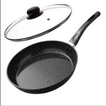 Frigideira Indução Antiaderente De Cerâmica 22cm Com Tampa Premium