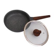 Frigideira Indução Antiaderente Revestimento Mármore Cerâmico 24cm Preto Frigideira Indução Antiaderente Revestimento Mármore Cerâmico 24cm Preto