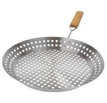 Frigideira Inox Para Grelhar 2 em 1