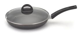 Frigideira Italiana Antiaderente 30cm C/ Tampa De Vidro