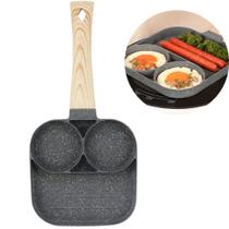 Frigideira Moderna P Fritar Ovos Com 3 Buracos Antiaderente Frigideira Moderna P Fritar Ovos Com 3 Buracos Antiaderente