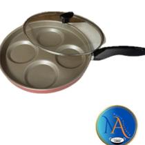 Frigideira Multiuso Teflon Antiaderente c/ Tampa Vidro frita 4 Ovos Frigideira Multiuso Teflon Antiaderente c/ Tampa Vidro frita 4 Ovos
