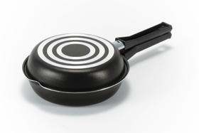 Frigideira Omeleteira 18 Antiaderente Preto - Faz o Seu Omelete Sem Grudar Top de Linha