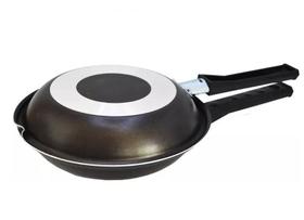 Frigideira Omeleteira Panela Dupla 18cm Alumínio Teflon