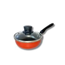 Frigideira Ovo Antiaderente Pequena C/tampa Vidro 12 Cm