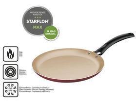 Frigideira Ovo Panquequeira Tapioqueira Antiaderente 22cm Tramontina Vermelho