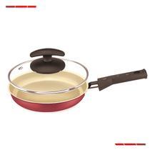 Frigideira Ovos Antiaderente Pequena C/tampa Vidro 16cm Frigideira Ovos Antiaderente Pequena C/tampa Vidro 16cm