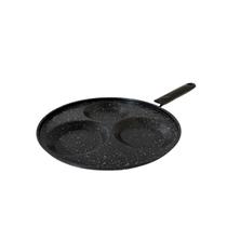Frigideira Ovos Hamburguer Grelhados 3 Divisões Indução 23cm Frigideira Ovos Hamburguer Grelhados 3 Divisões Indução 23cm