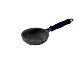 Frigideira P/Ovos Ferro Fundido Cabo Silicone Preta 15cm Frigideira P/Ovos Ferro Fundido Cabo Silicone Preta 15cm