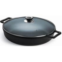 Frigideira Paella 36cm Tampa Vidro Alça Ferro Panela Mineira Frigideira Paella 36cm Tampa Vidro Alça Ferro Panela Mineira