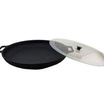 Frigideira Paella de Ferro Fundido com Tampa Diâmetro 60cm Frigideira Paella de Ferro Fundido com Tampa Diâmetro 60cm
