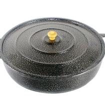 Frigideira Panela Alça de Alumínio Fundido Craqueada 36cm