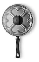 Frigideira Panela Para Ovos Poche Formato Coração Mta Cereja