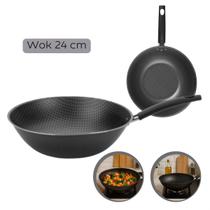 Frigideira Panela Wok 24cm Alumínio Antiaderente 2,1 Litros