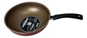 Frigideira Panela Wok Antiaderente 24cm 2,8l Mta Cereja Frigideira Panela Wok Antiaderente 24cm 2,8l Mta Cereja