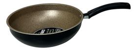 Frigideira Panela Wok Antiaderente 24cm 2,8l Mta Preto