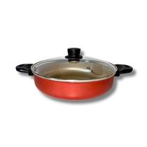 Frigideira Panela Wok N24 Antiaderente Gal Com Tampa Frigideira Panela Wok N24 Antiaderente Gal Com Tampa