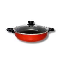 Frigideira Panela Wok N24 Antiaderente Gal Com Tampa Frigideira Panela Wok N24 Antiaderente Gal Com Tampa